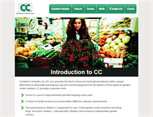 Tablet Screenshot of cc-racks.com